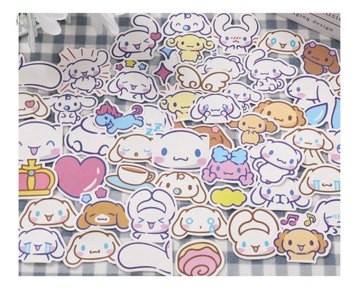 40  Stickers Impermeables Cinamon Roll, Sanrio
