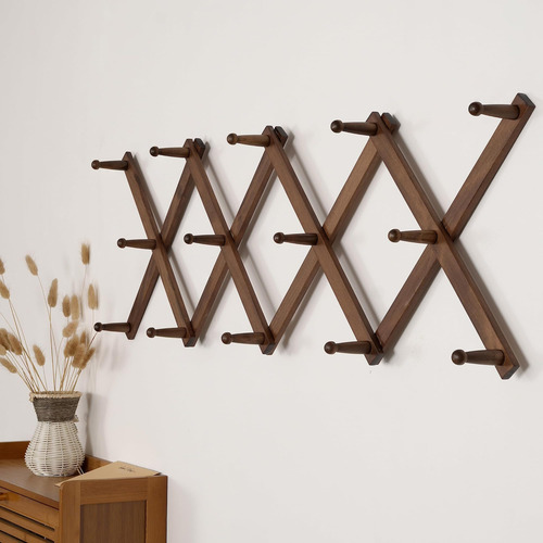 Skoloo Colgador De Pared En Acordeón, Perchero Ampliable Mod