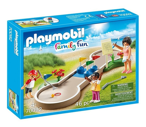 Playmobil Family Fun 70092 Juego De Mini Golf Educando