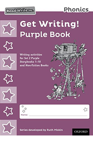 Pack 10 Read Write Inc Phonics Get Writing Purple Book - Mis