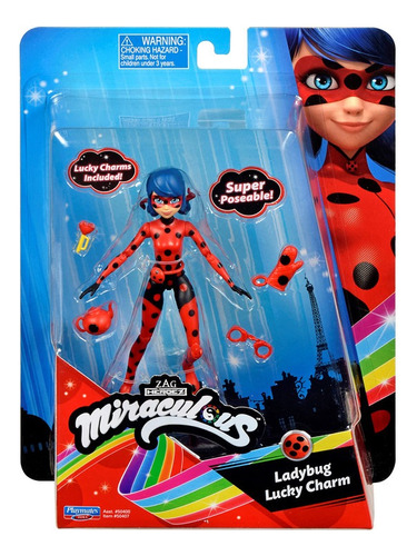 Muñeca Articulada Bandai Miraculous Ladybug Lucky Charm