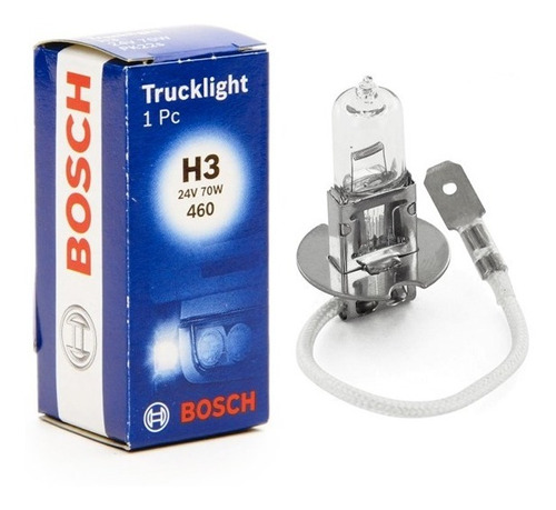 Ampolleta Bosch H3 24v 70w Pk22s Halógena Camiones Y Buses