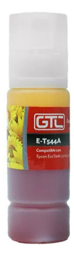 Botella Tinta T544 Yellow 70ml Compatible Epson Eco Tank