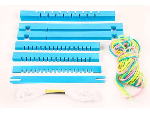 // Kit De Telar Educativo Con Accesorios, Hilo De Tapicería
