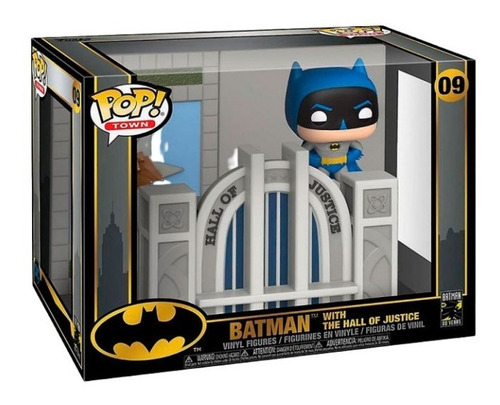 Imagen 2 de 2 de Funko Town: Batman With The Hall Of Justice (años 80)