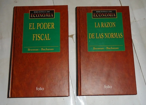 Lote 2 Libros Brennan - Buchanan Economía Tapa Dura