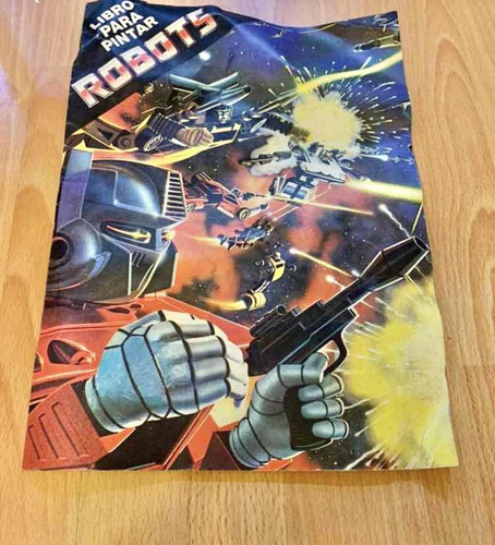 Libro Transformers Megatron Optimus Prime Para Pintar 80s (Usado)