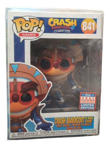 Funko Pop Crash Bandicoot It´s About Time #841