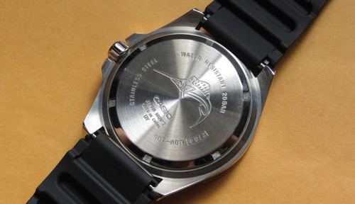 Reloj Casio Marlin Mdv 106 Duro Azul/ Negro 100% Original Color Del Bisel Azul