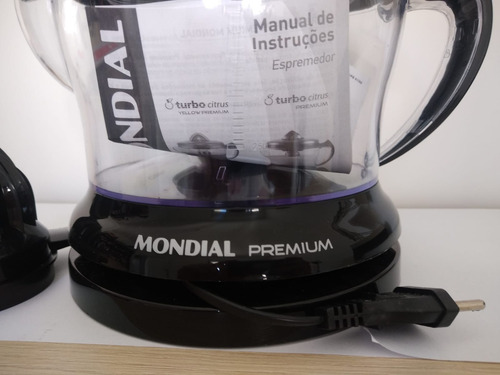 Espremedor Elétrico Mondial Premium E-02 1.25 L Preto Suco
