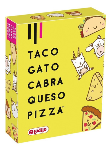 Juego De Mesa Cartas Taco Gato Cabra Queso Pizza Original