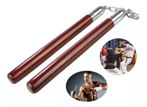 Nunchaku Madera Armas Defensa Personal Nunchakus Practica