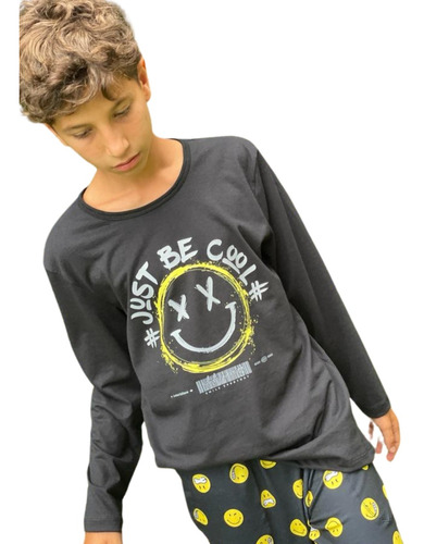 Pijama Infantil Niños Just Be Cool Algodón Innocenza 1610
