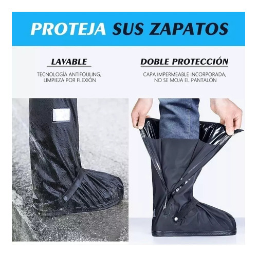 Cubre Calzado Zapato Botas Impermeable Para Trekking Lluvia
