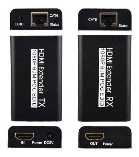 Extensor Hdmi Por Utp De Hasta 60m
