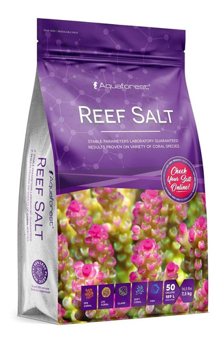 Aquaforest Sal Marinho Especial Para Corais Reef Salt 7,5kg