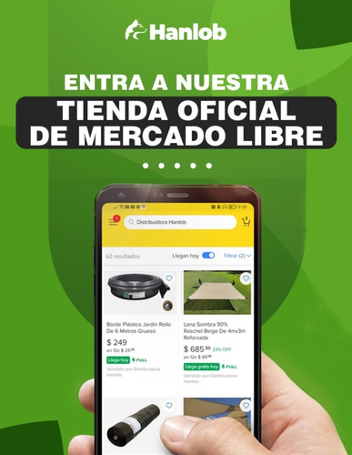 Imagen 9 de 10 de Malla Sombra Raschel 4.2m Ancho X 25m Largo 50%