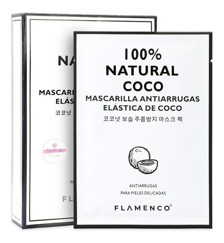 Mascarilla facial para piel mixta Flamenco Mascarilla Facial Mascarilla antiarrugas 25g y 25mL