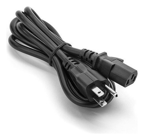 Cable Poder Ac Corriente Computadora Monitor 3 Pínes Pc