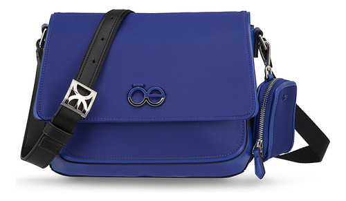 Bolsa Satchel Cloe Xebala Mediano Color Azul