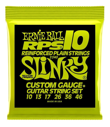  Encordoamento Ernie Ball Guitarra Rps 10 + Resistente !!