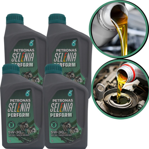  4 Litros Óleo Motor Sintético Selenia Perform 5w30 Petronas