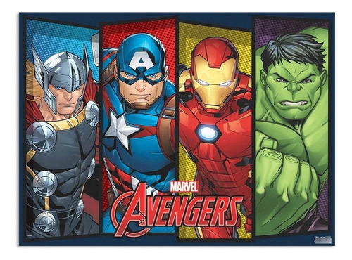 Painel Decorativo Festa Vingadores Tnt 1,40 Cm