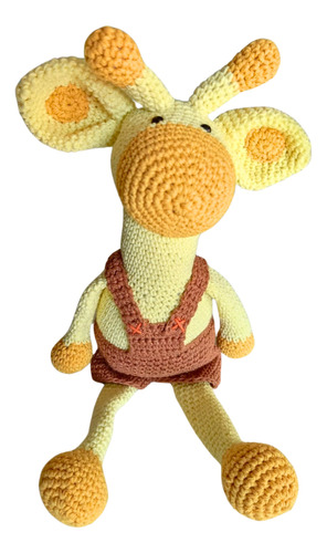 Amigurumi Jirafa Juguete Tejido Crochet Montessori Bebe