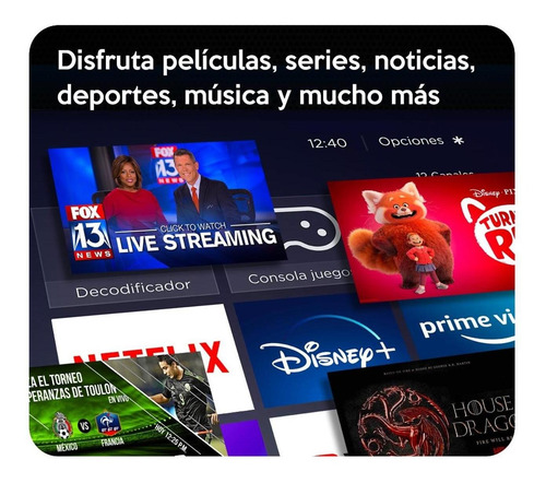 Imagen 4 de 6 de Pantalla Jvc 55 Pulgadas Led 4k Smart Tv Roku