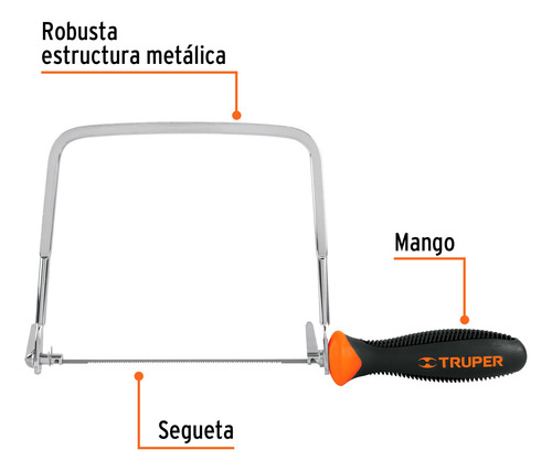 Arco Joyero Calador Con Seguetas Corte Fino Mango Ergonomico