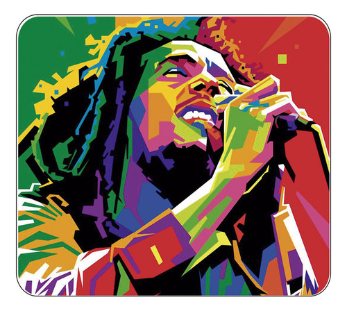 Mousepad Bob Marley Disco Musica Reggae Personalizado 1266