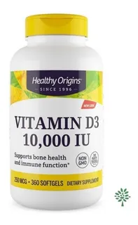  D3 Healthy Origins 10.000ui 360 Softs 