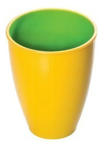 Copo Em Plástico Verde/amarelo Copa Do Mundo 520ml- Plasutil