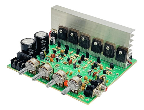 Subwoofer De 3 Canales De Amplificador De Graves Profundos