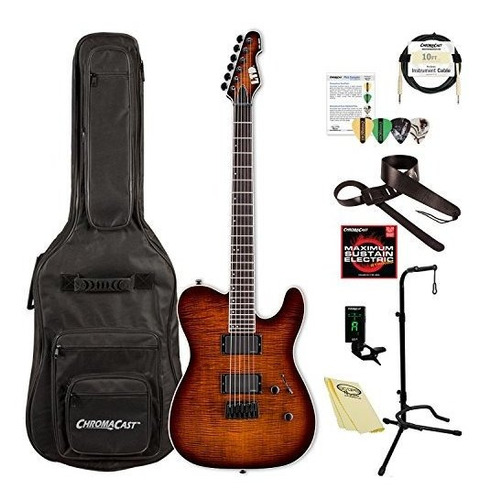 Kits De Guitarra Eléctric Esp Lte401fmdbsbs-kit-1 Te Series 