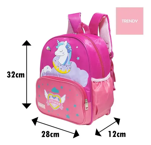 Mochila Unicornio Trendy Jardin Infantil Paseo Niña Nena - Amber Mar