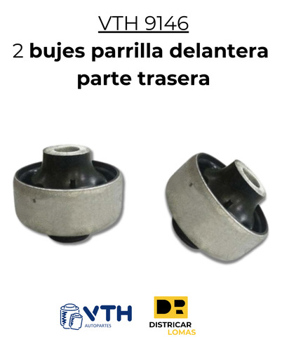 Kit 4 Bujes Parrilla Vth P/ Volkswagen Virtus Polo 2018/