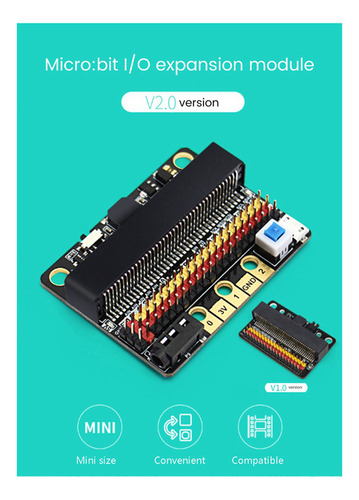2x Para La Placa De Expansión Microbit Iobit V2.0 Micro:bit
