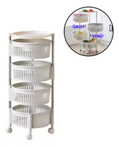Comprar Carro Organizador Multiuso 4 Canastos Para Frutas Y Verduras
