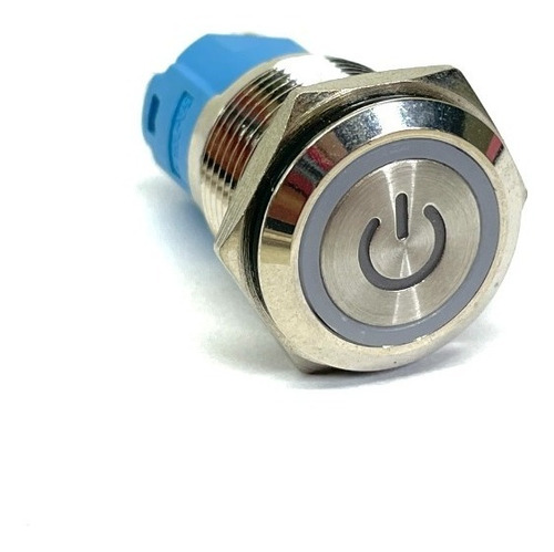 Botão Liga/desliga Com Trava 16mm Led Bi-volt Impermeável