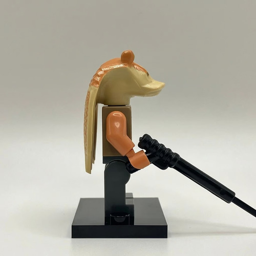 Mini Figura Armable Star Wars Jar Jar Binks (Usado)
