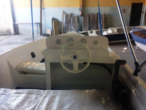 Barco Bote Lancha Fibra 5,60 Console Artsol 40 Anos Fabrica