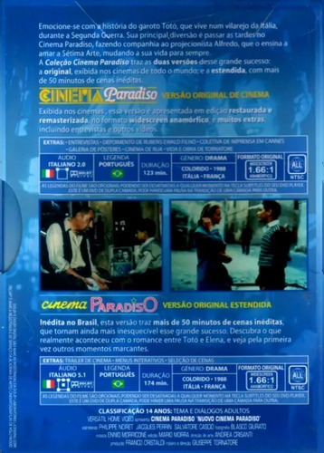 Box 2 Dvd Cinema Paradiso Philippe Noiret 2 Versões Versátil