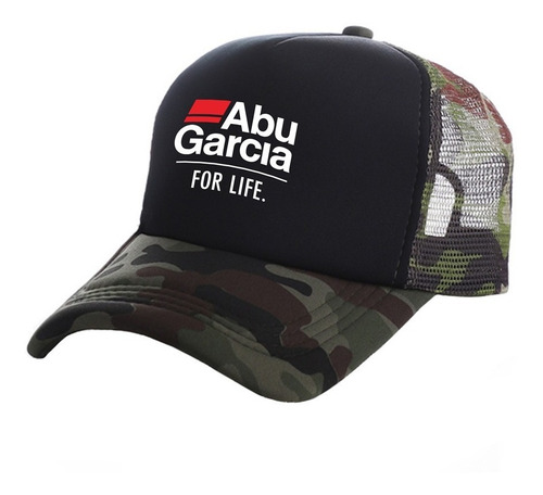 Imagen 1 de 1 de Gorro Jockey De Pesca Abu Garcia Camuflaje Pescador