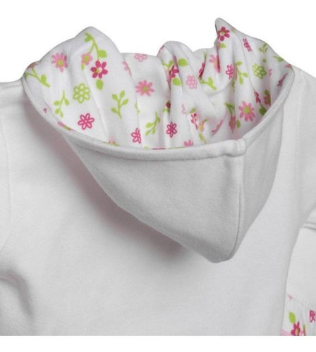 Imagen 2 de 2 de Sueter Bambino Para Bebe Flor Capucha