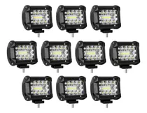 Comprar Kit X10 Faro Led Auxiliar 60w 20 Led Spot Flood 4x4 12v 24v