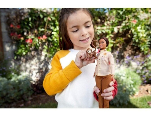 Barbie Cuidadora De Animales Con Mono National Geographic