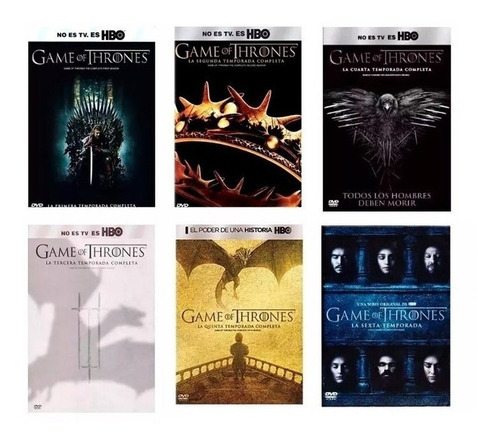 Game Of Thrones Juego De Tronos Temporadas 1 - 6 Boxset Dvd