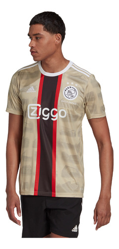 Camiseta adidas Ajax Amsterdam Tercer Uniforme Hombre Beige