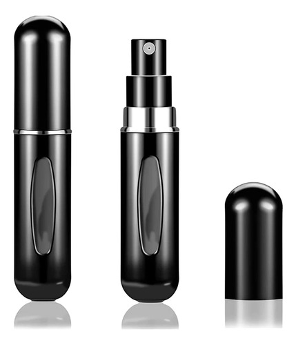 2 Uds 5ml Mini Botella De Perfume Recargable Portátil Spray